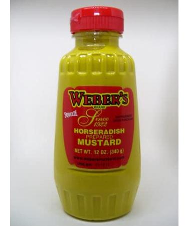 Buffalo's Own Weber's Brand Horseradish Mustard Squeeze Bottle 12oz. by Weber's