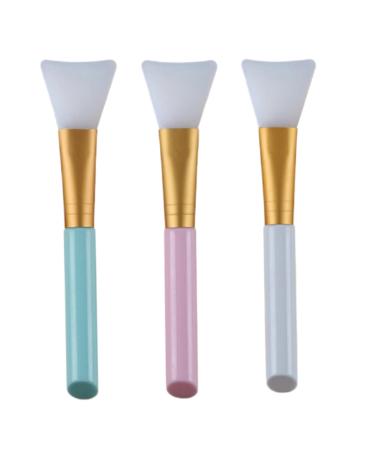 Silicone Facial Mask Brush - Hairless Face Makeup Applicator for DIY Masks | Cosmetic Brush in Blue - Buy Online on GoSupps.com