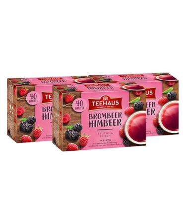 Teehaus Teehaus 3 x Raspberry Tea Bags (3 x 90 g)
