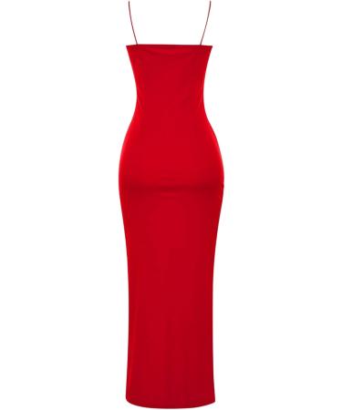 Hanxiulin Women's Glitter Evening & Party Dress | Long-Sleeved Mini Sequin Dress in Red (3XL) - Perfect for Business & Club Events - Buy Online on GoSupps.com