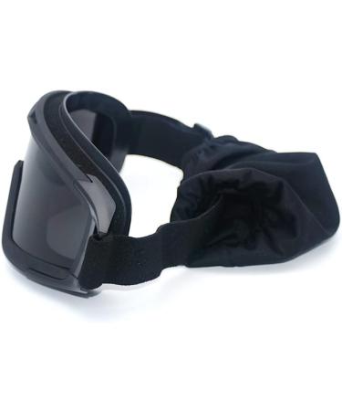 HARGLESMAN Airsoft Goggles Tactical Safety Glasses | Anti-Fog Interchangeable Lenses for Hunting, Cycling, Paintball - Black - Buy Online on GoSupps.com
