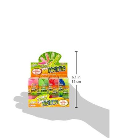 Flic N Lic Toggo Sour Lollipops - 24 Pack of 4 Flavours | International Shipping Available - Buy Online on GoSupps.com