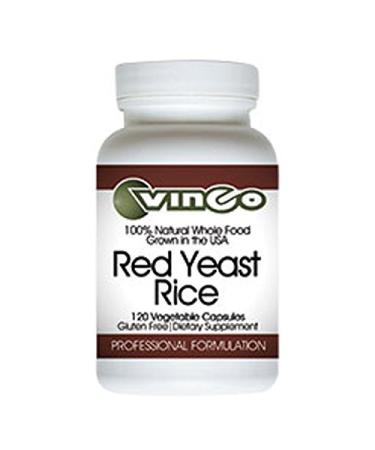 Vinco - Red Yeast Rice (Rx) 600 mg 120 vcaps Health and Beauty