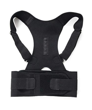 Back Posture Corrector Magnetic Back Shoulder Support Brace Belt Women Men Back Pain Adjustable Shoulder Corrector Belt (Color : Beige Size : 2XL) favorite gift lofty ambition