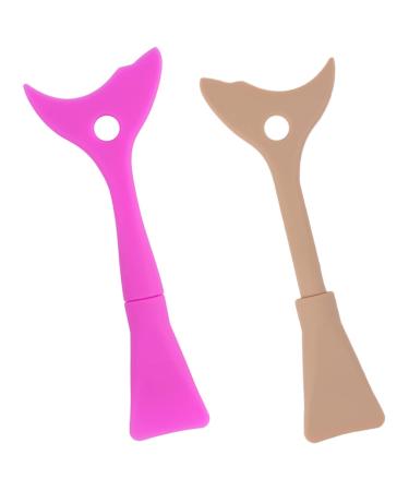 Mipcase 2pcs Eyeliner Baffle Lash Kit Makeup Eyeshadow Shield Mascara Drawing Aid Shield Multifunction Miss