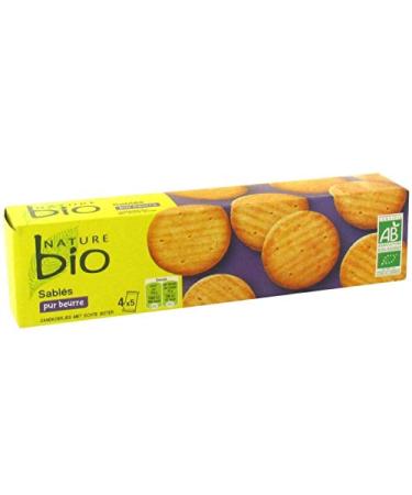 NATURE BIO - Organic Butter Shortbread 200G - (Pack of 4)