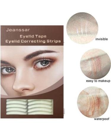 400pcsX2.5MM Eyelid Tape Natural Eye Stickers Portable Eyelid Correction Strips Self-Adhesive Double Eyelid Lift Strip for Droopy Hooded Mono-eyelids 400pcs Single-sided sticky Brown - Buy Online on GoSupps.com
