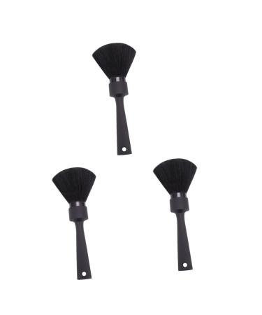 Beaupretty Portable Hair Brush Duster duster salon cleaning hair face barber hairdressing barber neck es for hair cleaning hair Hairdressing Neck big head handle Big Hairbrushes