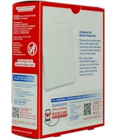 Band-Aid Non-Stick Pads Large 3x4, 10 ea (Pack of 2) | 20-Count First Aid Pads - Large Size - Buy Online on GoSupps.com
