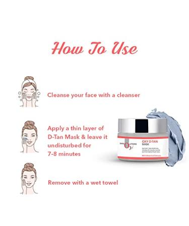 Oxy D-Tan Mask - Tan Removal & Sun Damage Protection for All Skin Types | 50gm | International Shipping Available - Buy Online on GoSupps.com