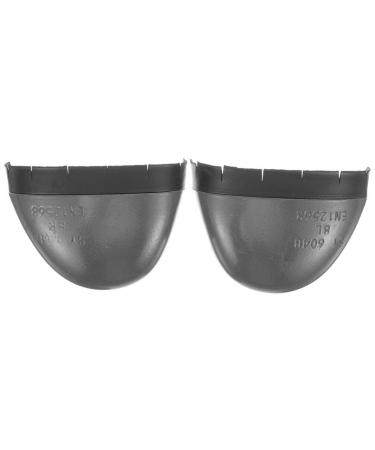 Yardwe 1 Pair Metatarsal Toe Guards Toe Protective Toe Guard Safety Footwear Cover Guard for Safety Boots Protection Guard Accessories Work Single Sided Steel 9.40X6.40X4.40CM As Shown