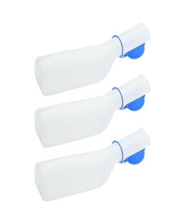 Urine bottle for men 1000 ml | 1 liter | autoclavable | Urine duck | 3 pieces