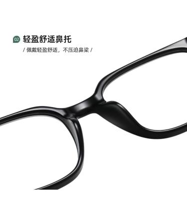 Buy Pin Temple Square TR90 Frame Blue Light Blocking Glasses for Women & Men - Anti UV Computer & Reading Glasses - Clear 44mm International Shipping Available - Buy Online on GoSupps.com