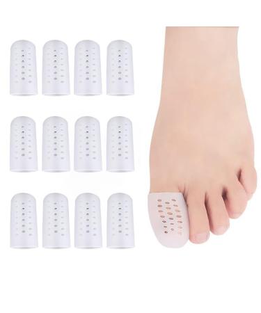 Toe protection silicone comfortable toe separator protection 14-part toe caps set bladder plaster and chicken eye paving ideal for hiking and daily use.