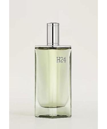 HERM S H24 Eau De Parfum Rifillable Spray For Men 3.4 Ounce (New 2023) Wood 3.4 Fl Oz (Pack of 1)