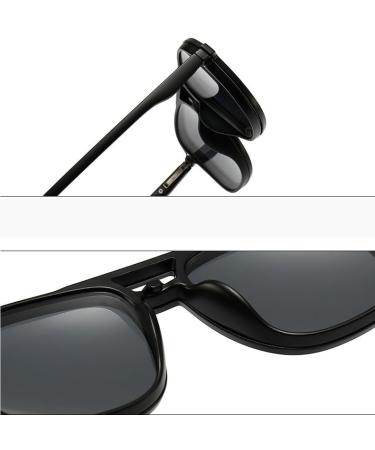 Zhuyiqz Anti-Glare Aviator Reading Glasses +250 | Blue Light Blocking Computer Glasses | Black Flat Light Mirror Design - Buy Online on GoSupps.com