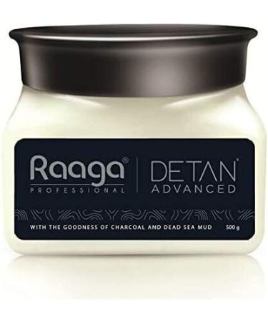 Raaga Professional Detan Advanced Suitable for All Type of Skin - Charcoal - 17.6 Oz.