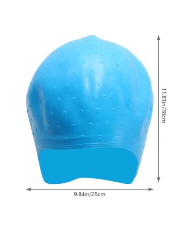 Beaupretty Highlighting Silicone Cap with Hook - 2 Sets | Reusable Hair Coloring Caps with Crochet Hooks - Perfect for Hair Dyeing - Buy Online on GoSupps.com