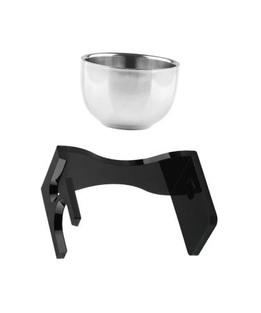 Vintorky 1 set of razor set acrylic shaving stand beard-kit for men men's shaving soap bear soap barbears stand shaving shell shaving shaving razor brush bracket man stainless steel