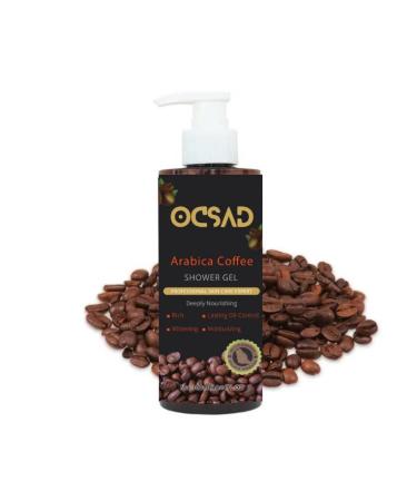 Organic Herbal Whitening Arabica Coffee Shower Gel 300ml Deep Cleansing Antioxidant Body Wash Moisturize Oil Control For Women Men