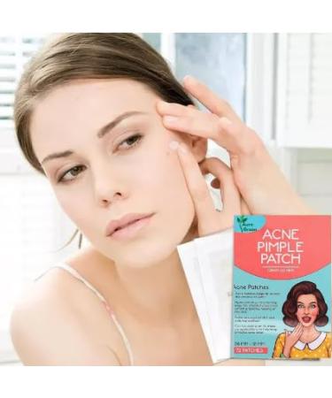 Buy Hydrocolloid Pimple Patches - 72 Fast-Acting Acne Spots Tea Tree Oil Waterproof & Invisible for Teens - Effective Breakout Healing Solutions - Buy Online on GoSupps.com