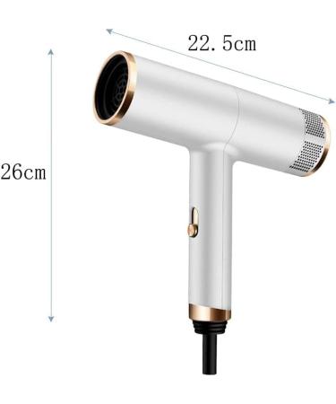 JYYBN Hair Dryer Powerful DC Motor 1400W Professional Hairdryer Negative Ionic Technology Hairdryer with 3 Heat Settings and Cool Shot Button Low Noise Blow Dryer Concentrator for Home and Salon Black - Buy Online on GoSupps.com