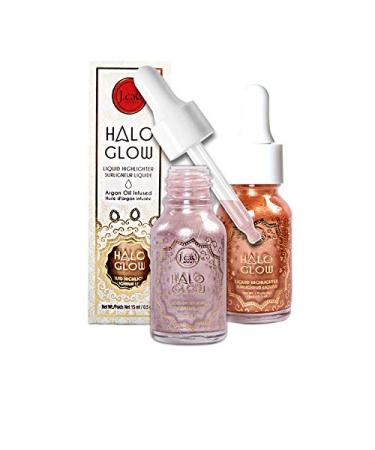 J.CAT BEAUTY Halo Glow Liquid Highlighter - Crystal Sand | Radiant Illuminating Highlighter - Buy Online on GoSupps.com