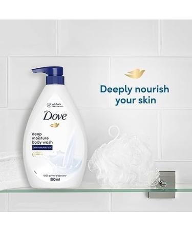 Deeply Nourishing Body Wash | 800 ml | Moisturizing for Softer Skin | Dove Body Wash for Men & Women | Ideal for Dry Skin - Buy Online on GoSupps.com