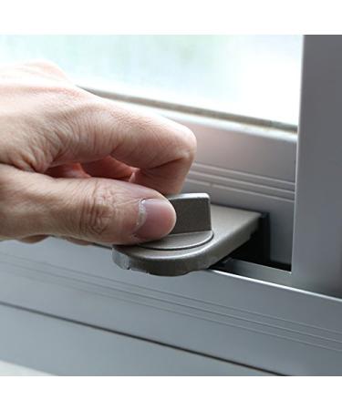 (Pack of 2) Kids Sliding Window Lock - Child Safety Adjustable Door Proof Security Lock - Buy Online on GoSupps.com