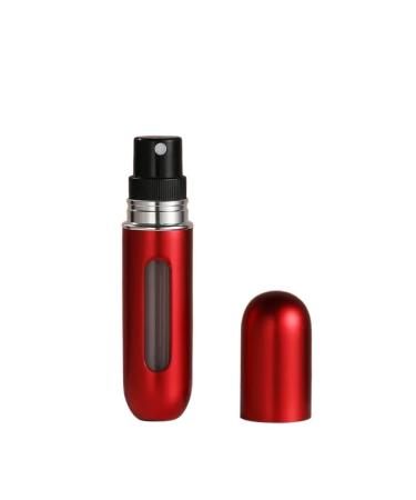 5ml Portable Mini Refillable Perfume Portable Perfume Spray Bottle Suitable for Travel Portable Refillable Makeup Perfumery (Color : Matte red Size : 5ml) 5ml Matte Red