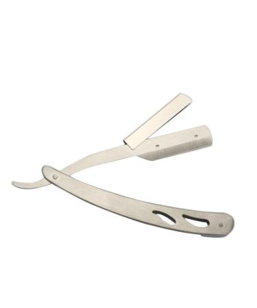 minkissy 2pcs Razor Stainless Steel Shaver Mustache Scissors Barber Shaving Tools Manual Shaving