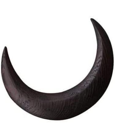 Moon Hair Clip 1 Piece Hair Pin Half Moon Hair Pin Wooden Moon Hair Clips Vintage Moon Hair Sticks For Women Black - Buy Online on GoSupps.com