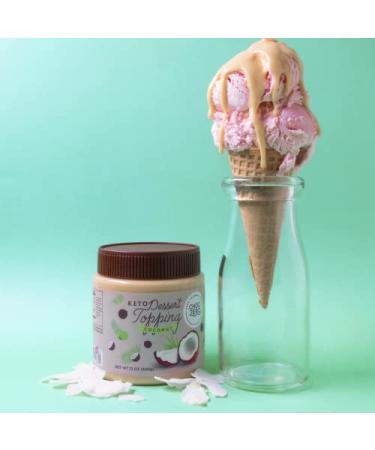 ChocZero Coconut Spread - Keto Friendly No Sugar Added Best Low Carb Dessert Perfect Topping for Breakfast Naturally Sweetened with Monk Fruit (1 jar 12 oz) - Buy Online on GoSupps.com