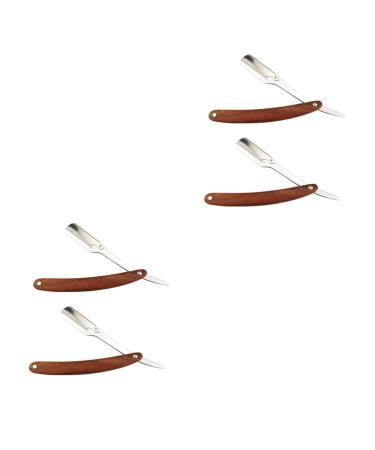 Minkissy 4 pieces khimar hijab on shave the trip curved device travel haircuting tripse space -saving razor razor razor metal razor blade jack twilight bamboo