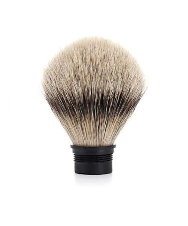 M HLE accessories brush head silvertip badger - suitable for Traditional Rocca Hexagon series
