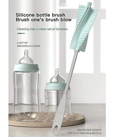 Garta 360 Degree Rotating Long-Handled Baby Bottle Cleaning Brush Water Cup Warm Cup Cleaning Brush - Buy Online on GoSupps.com