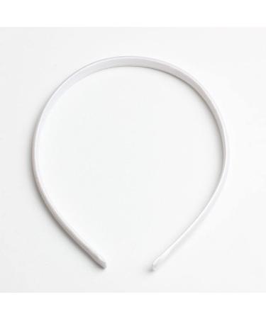 Fenteer Set of 10 Satin Headbands - Elegant Hair Jewelry for DIY Crafts - Silk Ribbon Hair Accessories in White - Buy Online on GoSupps.com