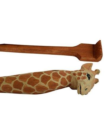 Back Scratcher Hand Crafted Animal for Men Women Wooden Back Scratcher (Giraffe) - Buy Online on GoSupps.com