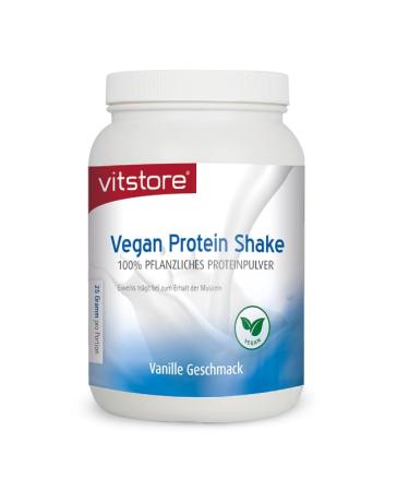 Vitstore Protein Shake Vegan Protein Shake 100% Vegetable Protein Powder - 750g