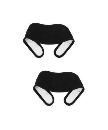 Healvian 2pi ces Pack De Relaxation Au Huile De Castor R utilisable Pour Cou Enveloppement Doux lastique Pour Soins Outil Auto-soin Pour D tente Noirx2pcs 1 unit (Lot de 1)
