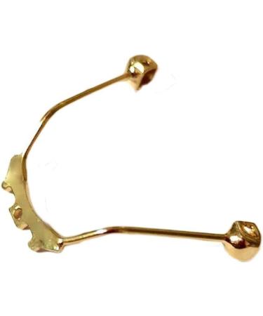 Efarma glasses bridge holder glasses part metal-insert glass-nose bridge glasses frame screwable nasal cushion arm replacement glasses repair set gold