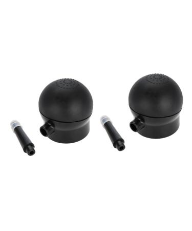 FRCOLOR 2 Pcs Hair Gel Hair Fiber Heart Shaped Cake Pans Nozzle Hairdressing Tools Sprayer Powder Modeling 5.3X4.2cmx2pcs Blackx2pcs