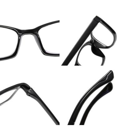 Suertree Blue Light Filter Distance Glasses for Women & Men - Lightweight Myopia Glasses -2.5 Black - Buy Online on GoSupps.com