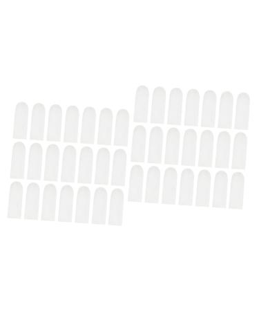Sosoport 400 Pcs Cotton Finger Cots Practical Finger Covers Thumb Protectors Fingertip Protective Sleeves Toe Fingertips Covers Cut Crib Clean Stretch Cotton White Work