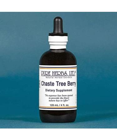 Buy Pure Herbs Chaste Tree Berry 4 oz - Premium Quality Herbal Supplement for Women's Health - International Shipping Available - Buy Online on GoSupps.com