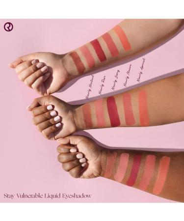 Shop Rare Beauty Stay Vulnerable Liquid Eyeshadow in Nearly Apricot - International Shipping Available - Buy Online on GoSupps.com