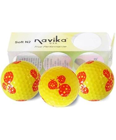 Navika Hawaiian Vacation Ladybug & Hibiscus Golf Balls Combo (2 Pack) - Buy Online on GoSupps.com