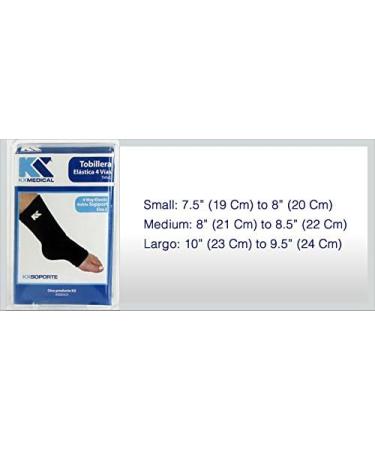 4-Way Elastic Compression Ankle Sleeve Brace for Pain Relief - Perfect for Injury Recovery (M - Buy Online on GoSupps.com
