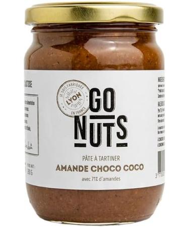 Go Nuts Almond Chocolate Coconut Spread 280g - Sold by Unit - Buy Online on GoSupps.com