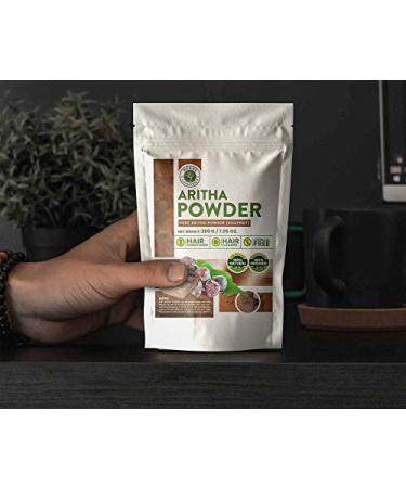 Buy Organic Soapnut Powder (Aritha) 200g - 100% Natural Non-GMO Hair & Skin Conditioner - Buy Online on GoSupps.com